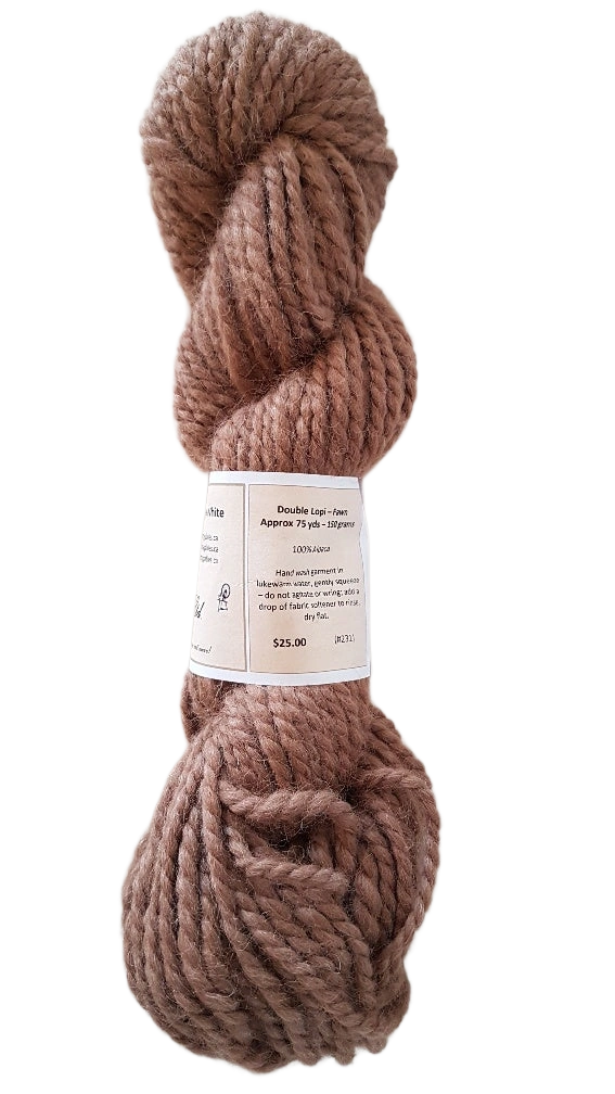 Cozy Beige Alpaca Double Lopi 100% Yarn Pure Luxury SKU 231 Create Now